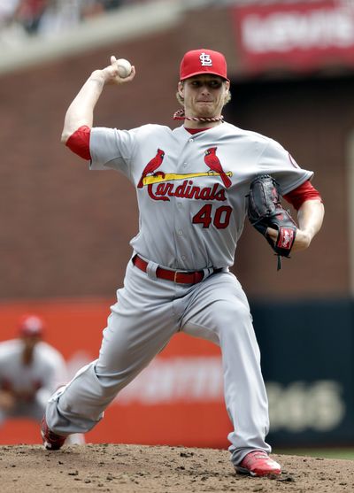 St. Louis rookie starting pitcher Shelby Miller is averaging a strikeout per inning with a 1.96 ERA. (Associated Press)