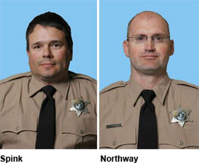 Deputies Matt Spink and Michael Northway (Spokane County Sheriff's Office)