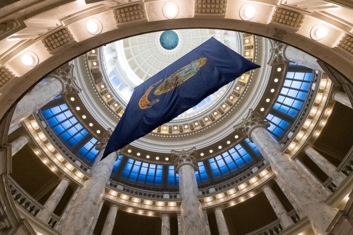 The inside of the Idaho State Capitol building on Jan. 11.  (Otto Kitsinger/For Idaho Capital Sun)