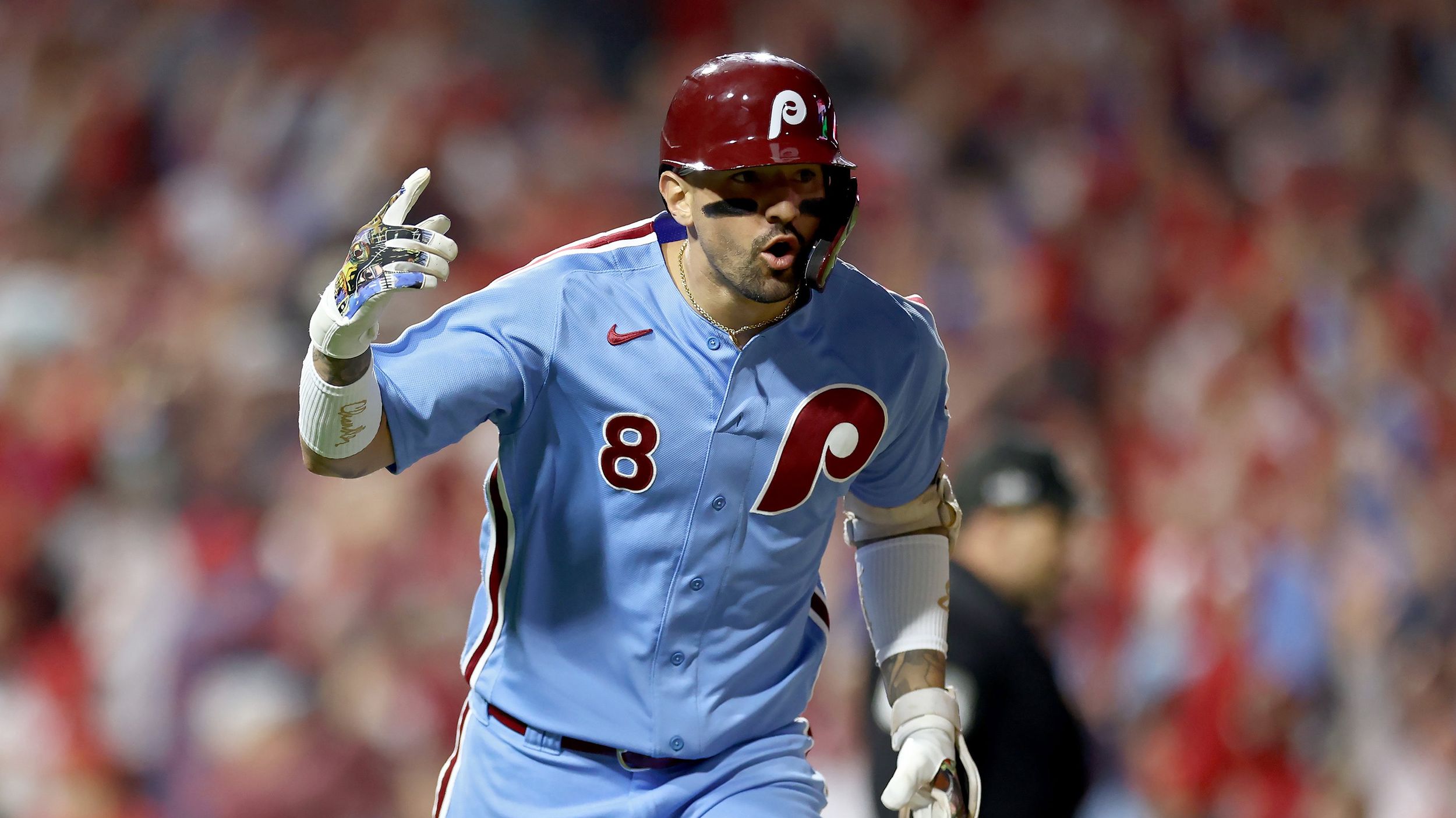 Nick Castellanos leads star turns in powering the Phillies past the Braves  and back to the NLCS