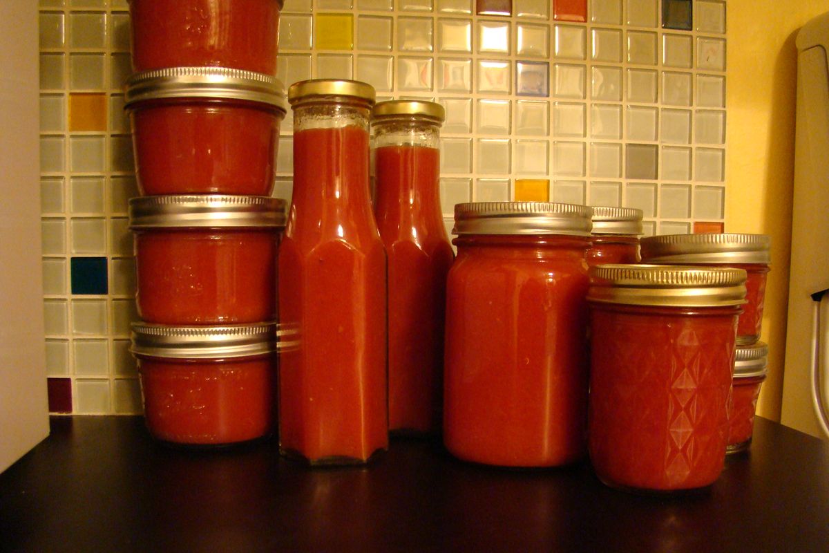Six pints of homemade ketchup! (Maggie Bullock)