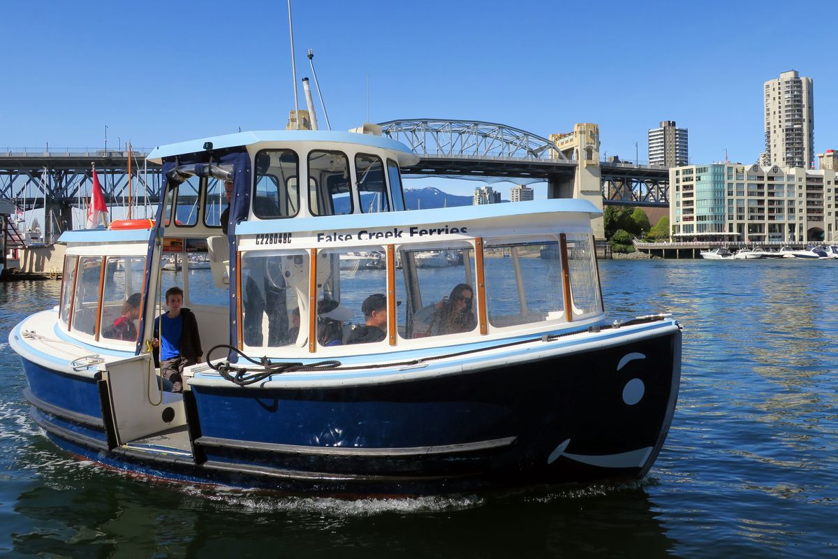 The False Creek water taxis are a great value and a great way to see the city. (John Nelson)