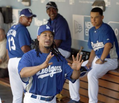 Manny being Manny is a positive thing for the Los Angeles Dodgers. (Associated Press / The Spokesman-Review)
