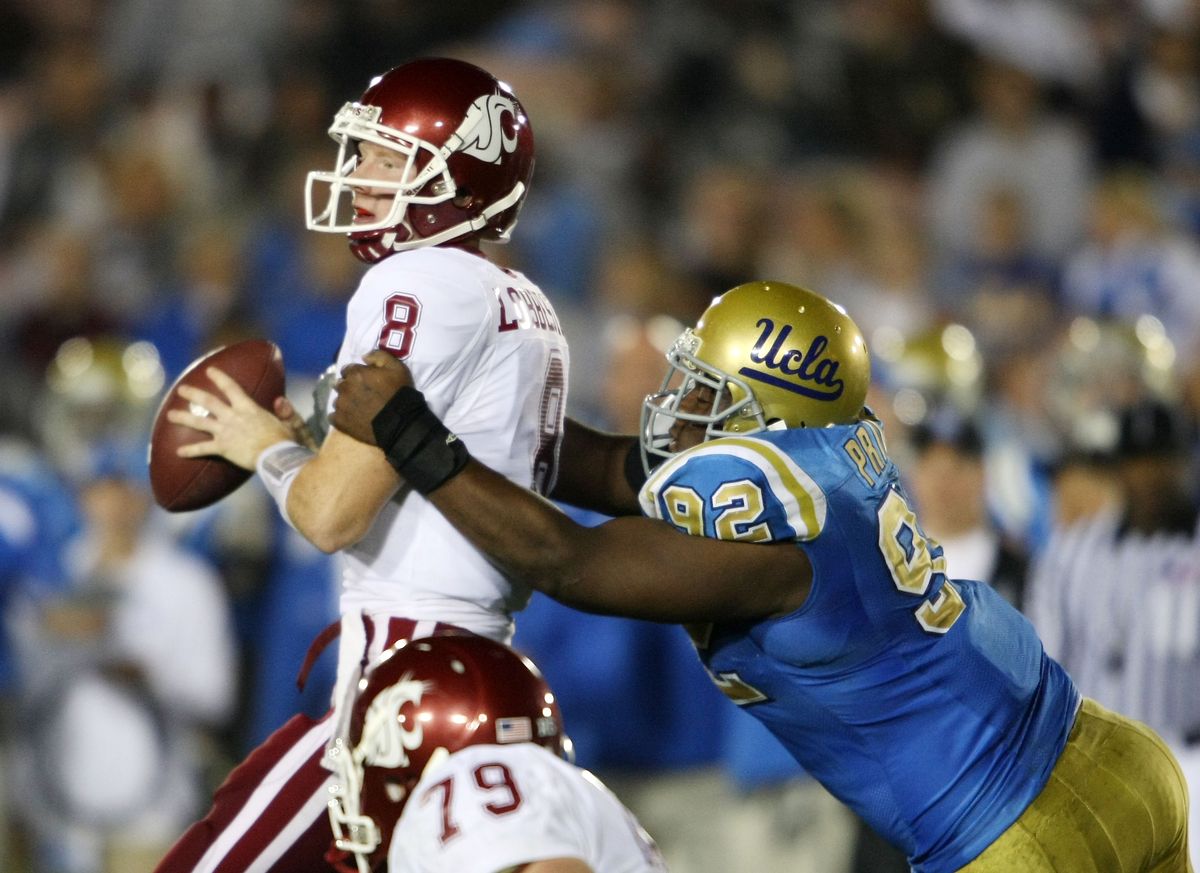 Coach Paul Wulff said quarterback Marshall Lobbestael’s injury was the team’s most devastating. (Associated Press / The Spokesman-Review)