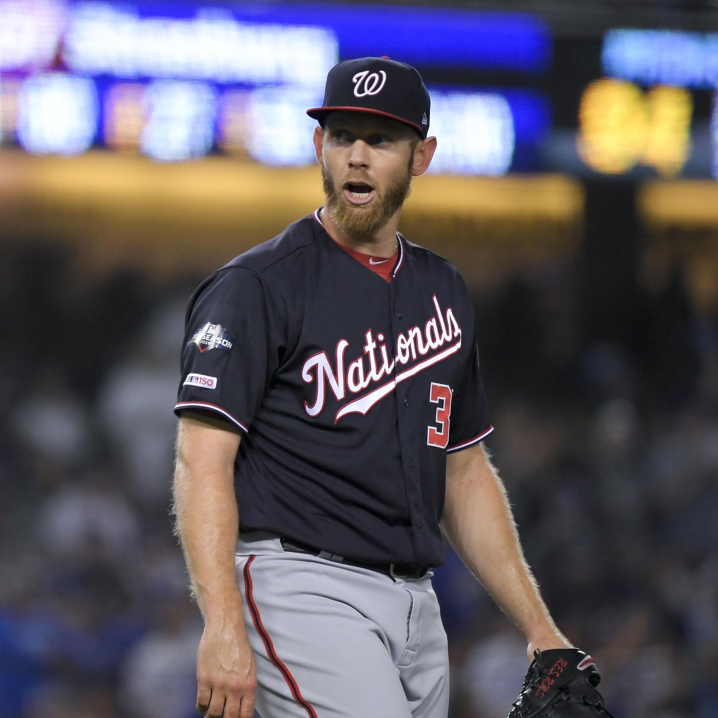 Nat's Max Scherzer nearly tosses perfect game