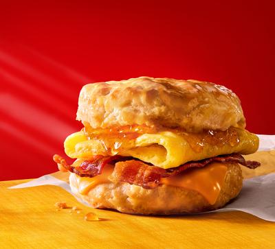 McDonald’s has introduced a new Honey Brown Butter Bacon Egg & Cheese Biscuit for a limited time at participating restaurants nationwide.  (Provided by McDonald's)