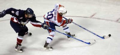 
David Rutherford returns to the Spokane Chiefs' lineup tonight after a nagging groin injury sidelined the overage forward for over a month. 
 (FILE / The Spokesman-Review)