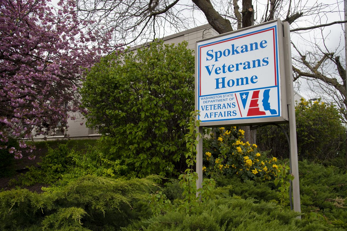 The Spokane Veterans Home, shown Monday, April 27, 2020, at 222 E. Fifth Ave., had a resident diagnosed with COVID-19 on Oct. 3. The diagnosis comes after a significant outbreak of the virus earlier this year.  (JESSE TINSLEY)