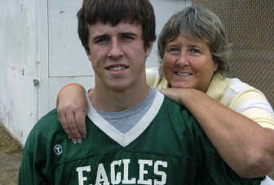 
Mary McAdam coaches kickers on the Lakeside football team that includes her son, Wes, a linebacker. 
 (Dan Pelle / The Spokesman-Review)
