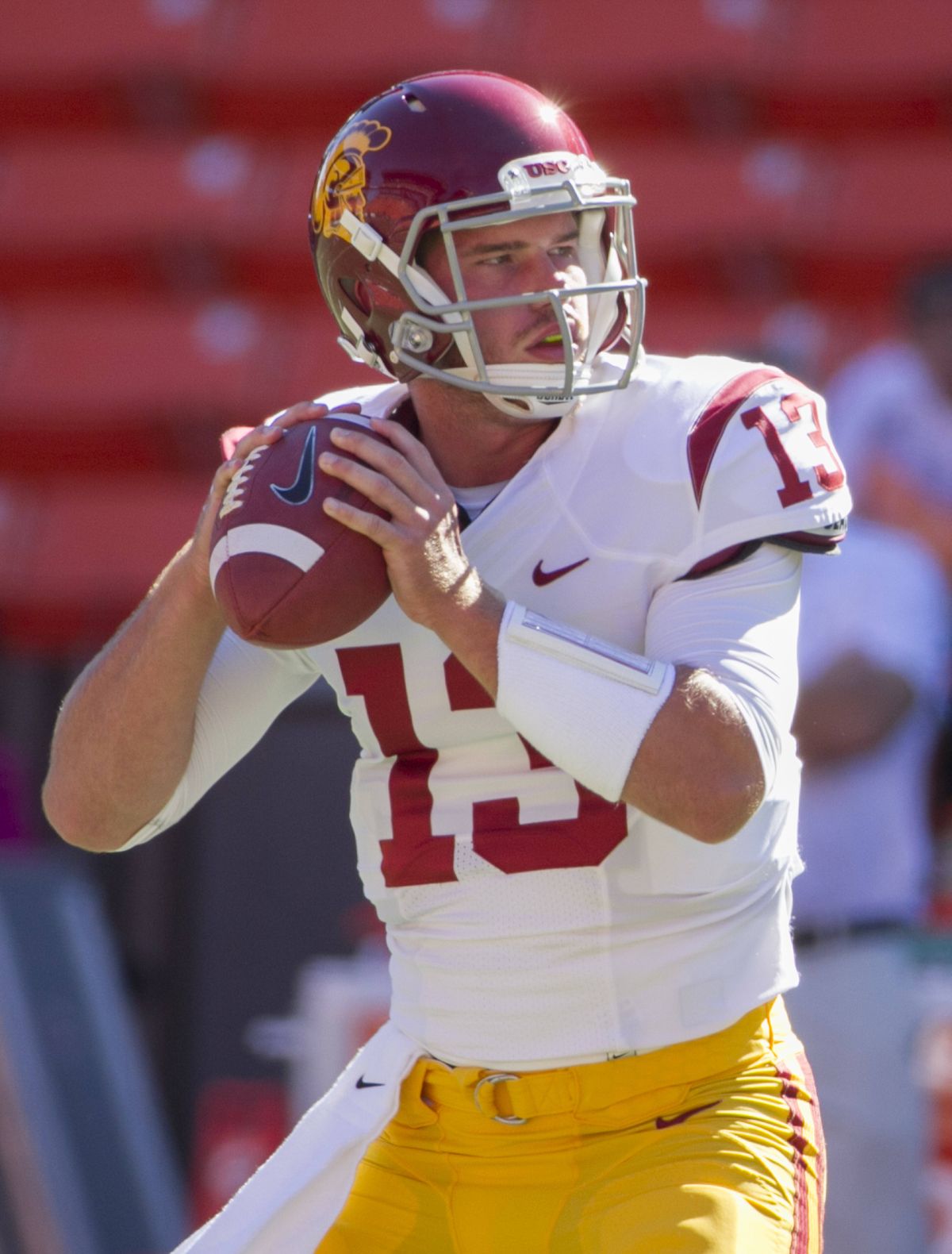 USC QB Max Wittek played in second half of opener. (Associated Press)