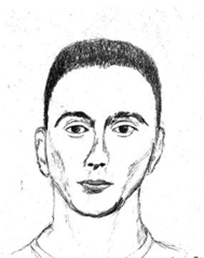This sketch shows a suspect in three sexual assaults in Spokane Valley in December 2008 and September 2009. (Spokane Valley Police Department)