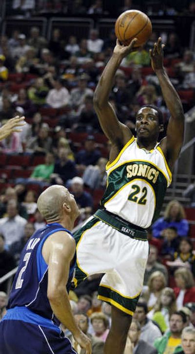 
Jeff Green and the Sonics may have a new home next season.Associated Press
 (Associated Press / The Spokesman-Review)