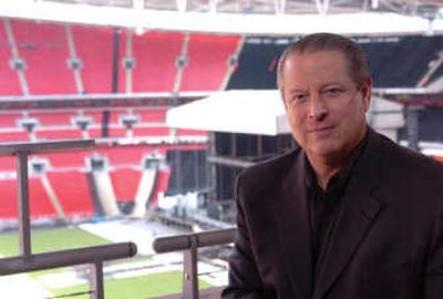 
Former Vice President Al Gore is helping promote the Live Earth concerts, including one at Wembley Stadium, London. Associated Press
 (Associated Press / The Spokesman-Review)