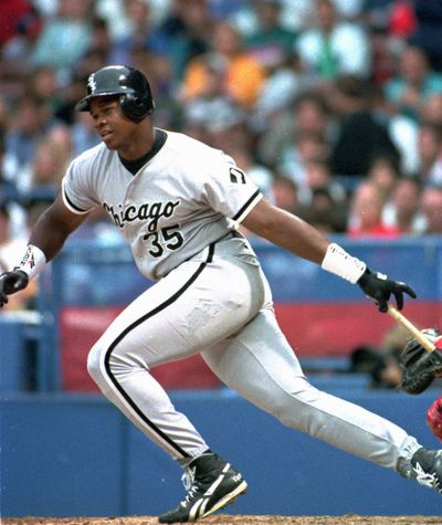 Slugger Frank Thomas is proud of his accomplishments during steroid-free career. (Associated Press)