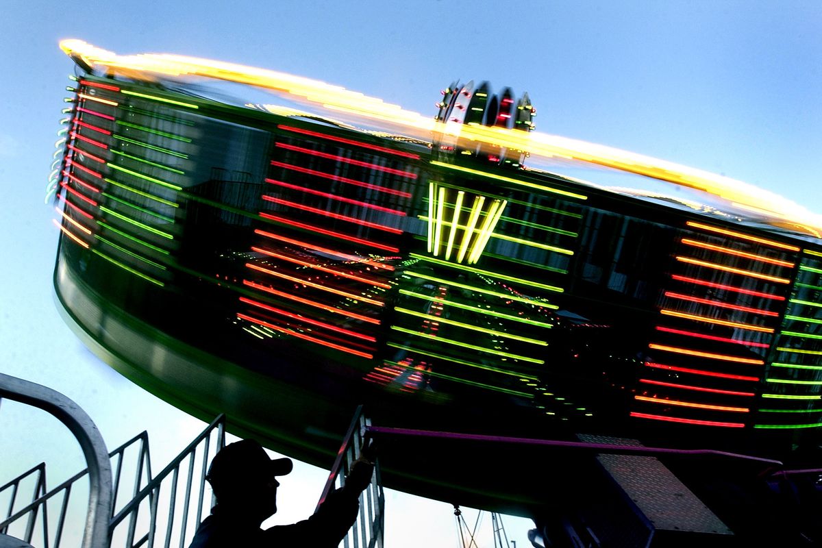 Right: Plenty of rides will bring thrills along the midway. (File photos)