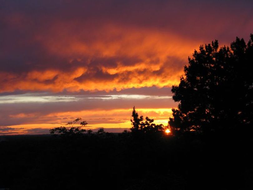 The unsettled weather that's marked June in Boise so far this year has led to some dramatic sunsets, like this one on Friday night.
 (Betsy Russell / The Spokesman-Review)