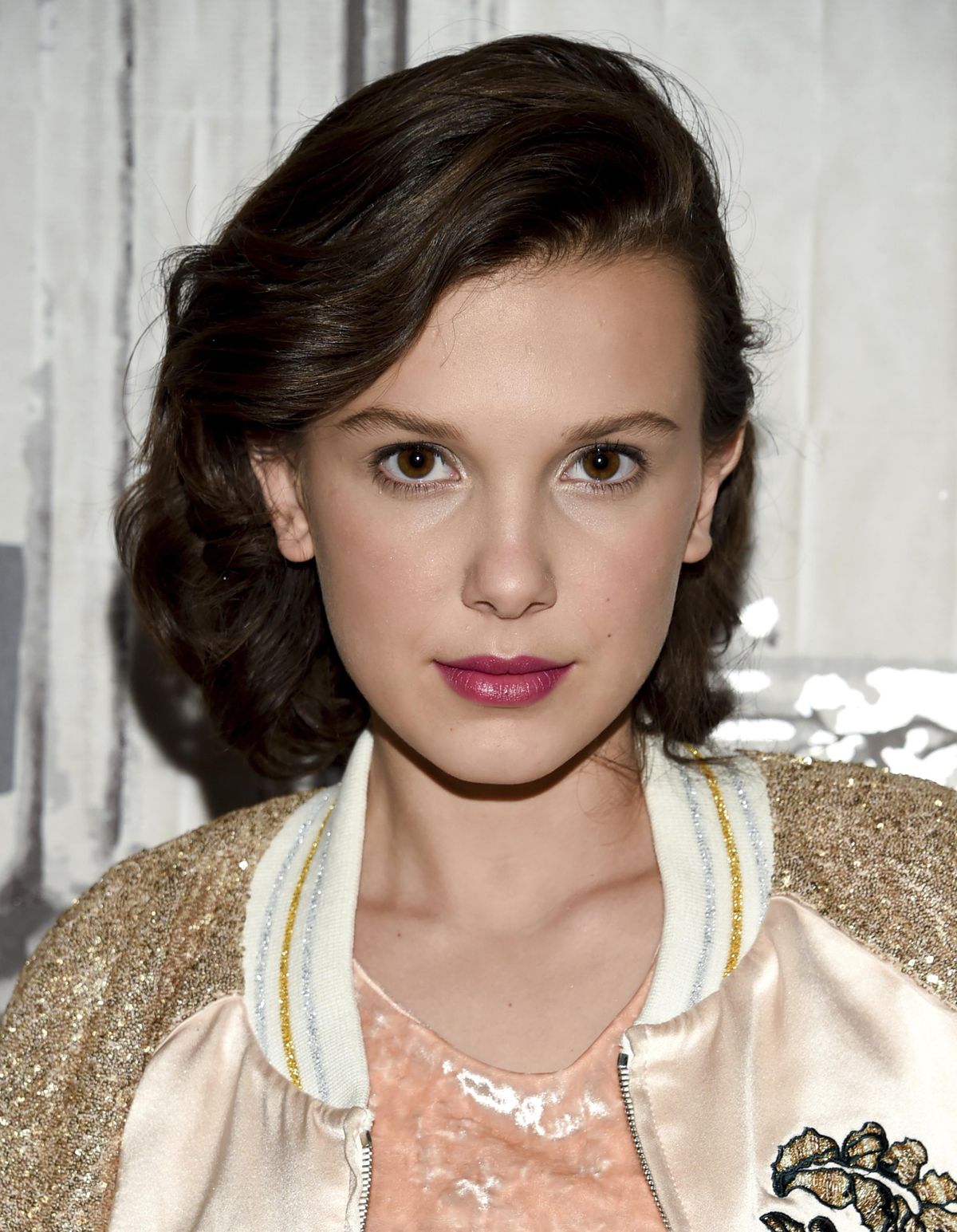Actress Millie Bobby Brown participates in the BUILD Speaker Series to discuss the Netflix television series “Stranger Things” at AOL Studios on Tuesday, Oct. 31, 2017, in New York. (Evan Agostini / Invision/AP)
