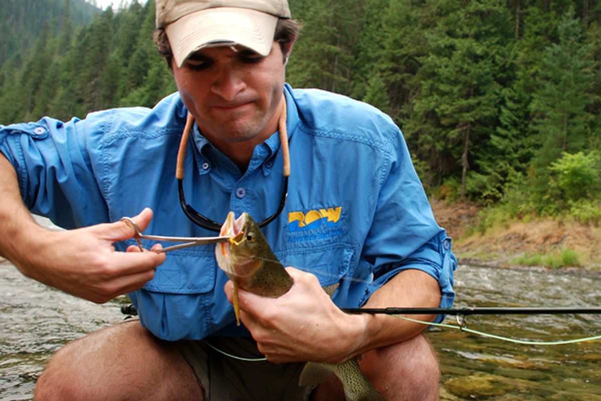 Cutthroats thrive under catch-and-release rules on the St. Joe. (Rich Landers)