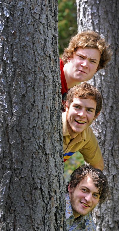 Three friends always on the lookout for video ideas get together Tuesday. From top to bottom are Chris Hulsizer, Mike Graves and David Kershinar. (Christopher Anderson)
