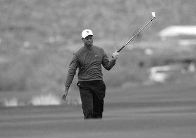 
He played last weekend at the Accenture Match Play Championship at Marana, Ariz., but Tiger Woods has often been absent during the PGA's first two months. 
 (Associated Press / The Spokesman-Review)