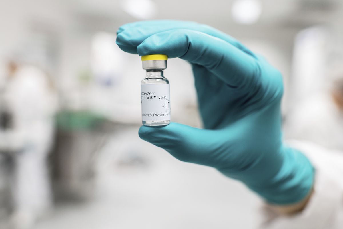 A vial of the Johnson & Johnson COVID-19 vaccine is seen Thursday.  (HONS)