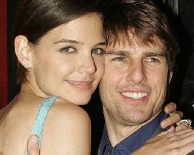 
Katie Holmes and Tom Cruise
 (The Spokesman-Review)