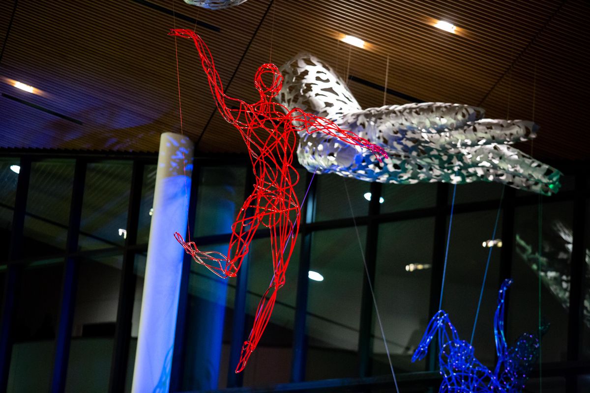 Sculpture at Spokane Opera House Dec. 5, 2018 The SpokesmanReview