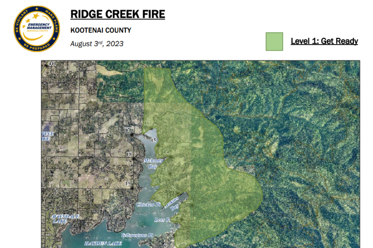 Fire near Hayden Lake grows to 300+ acres The SpokesmanReview