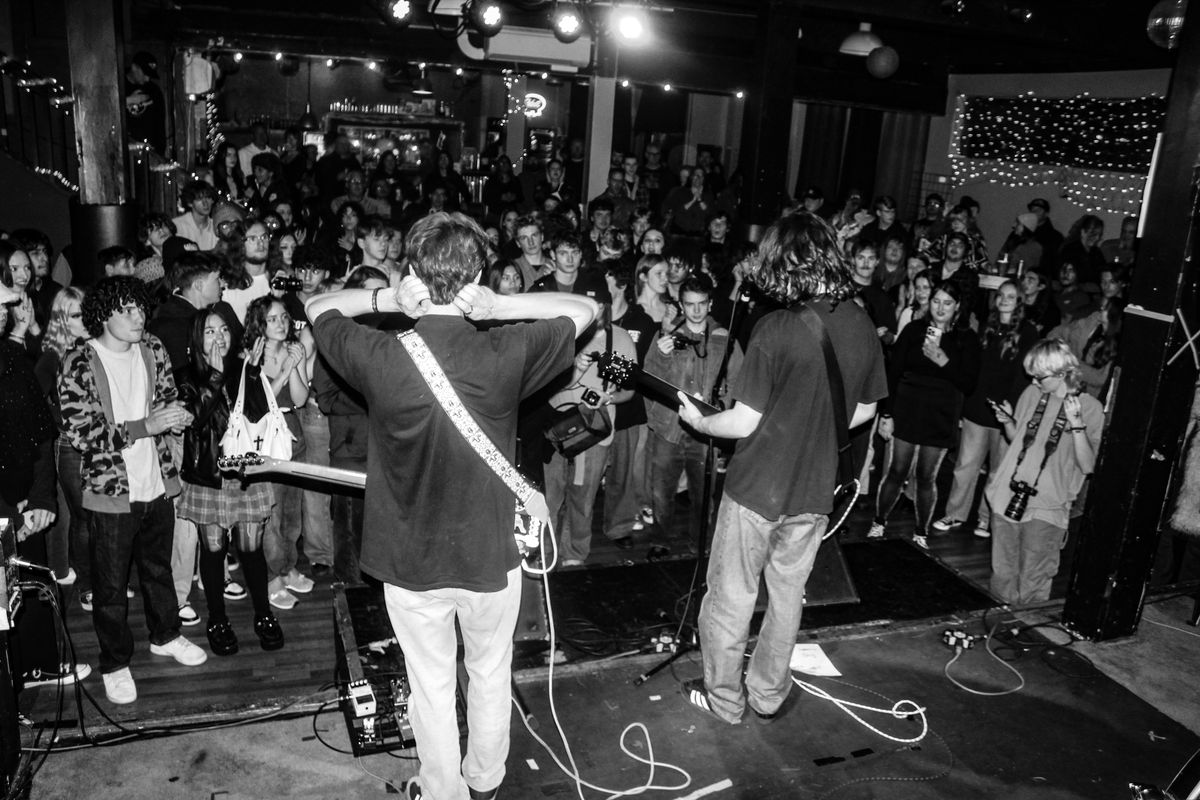 Shady Angels put on a sold-out Saturday show at the Big Dipper.  (Jordan Tolley-Turner/The Spokesman-Review)