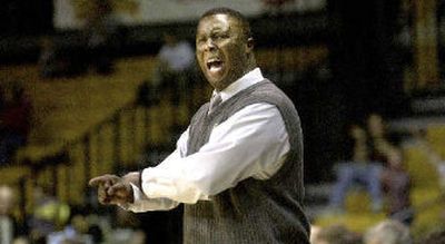 
Idaho men's basketball coach Leonard Perry hopes his good points keep him with the team.
 (File / The Spokesman-Review)