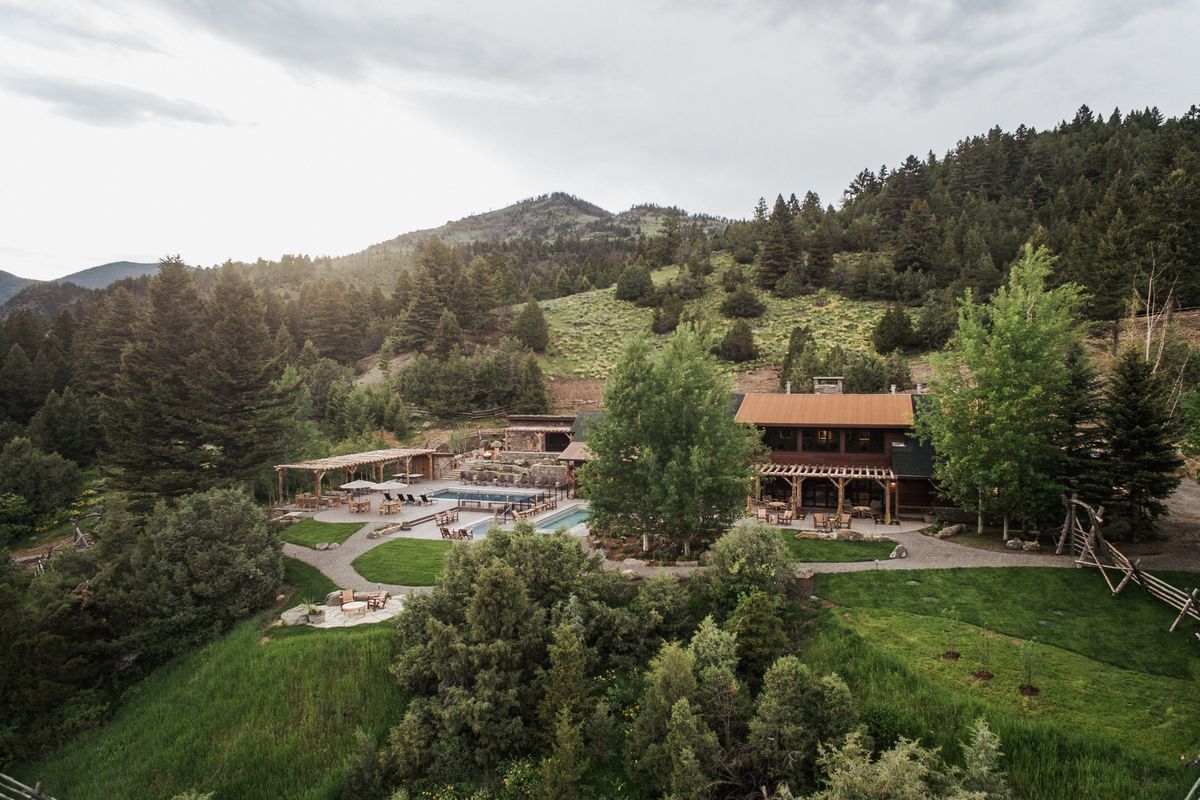 If your idea of ranch life includes four-course dinners, 18 holes of golf and a lymphatic detox massage, Mountain Sky Guest Ranch, just north of Yellowstone National Park, in Emigrant, Mont., has you covered.  (Courtesy of STACY TOWNSEND/Mountain Sky Guest Ranch)