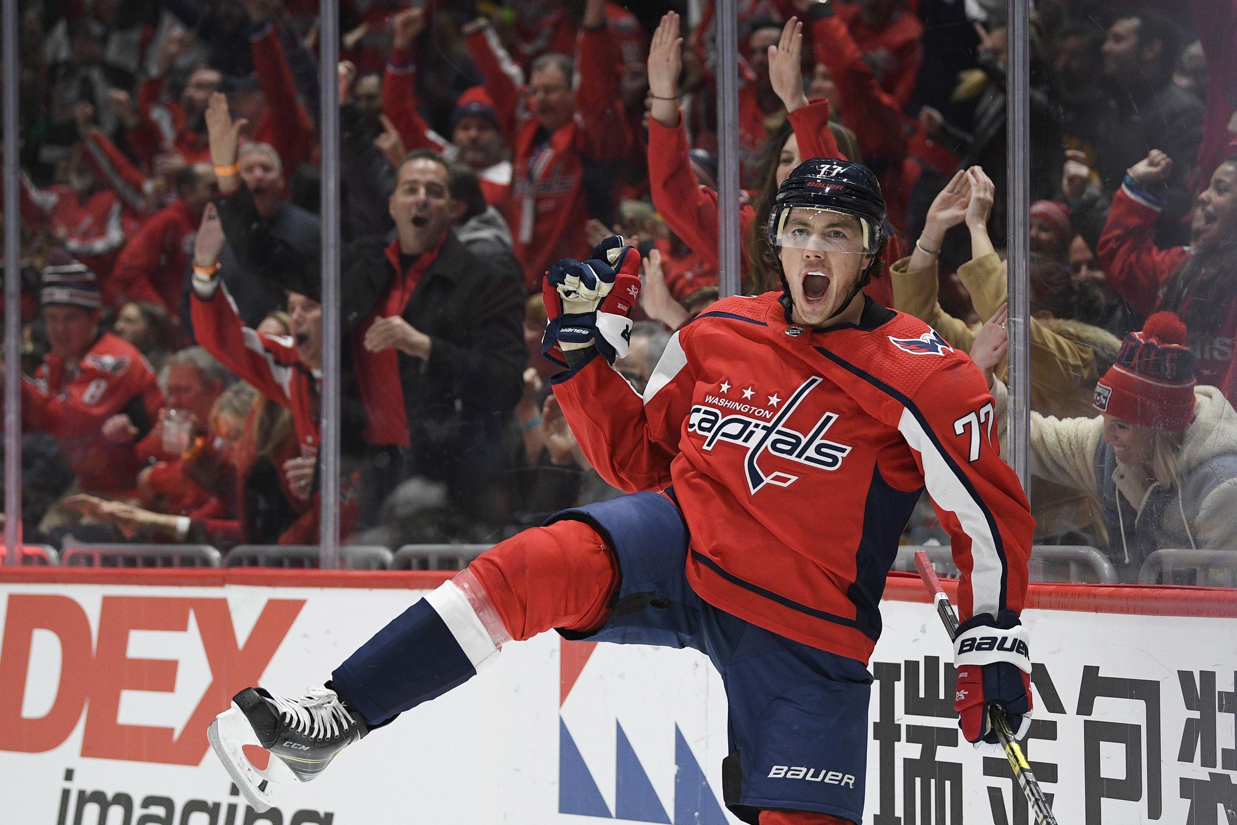 NHL Roundup: T.J. Oshie Scores Twice, Capitals Beat Bruins – Again ...