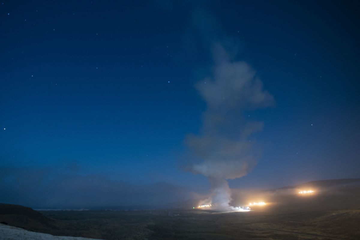 An Air Force Global Strike Command unarmed Minuteman III intercontinental ballistic missile launches during an operational test at 12:21 a.m. Tuesday, Aug. 4, 2020 at Vandenberg Air Force Base, Calif. Its three reentry vehicles traveled 4,200 miles to the Kwajalein Atoll in the Marshall Islands as part of a developmental test. Officials say test launches are essential to sustaining the aging Minuteman 3 nuclear weapon system. (Senior Airman Hanah Abercormbie)