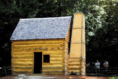 
A reconstructed cabin representing where slaves who worked at George Washington's sprawling estate once lived was built at Mount Vernon, Va. Associated Press
 (Associated Press / The Spokesman-Review)