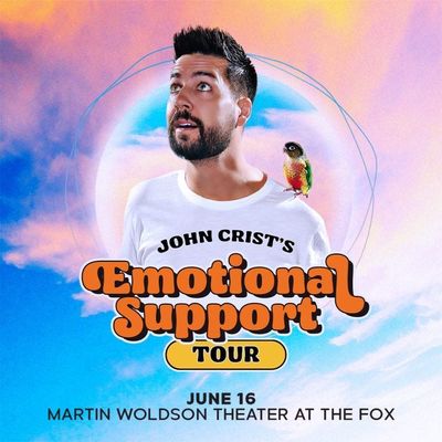 John Crist will deliver stand-up comedy at the Martin Woldson Theater at the Fox on Sunday at 7 p.m.  (Courtesy)
