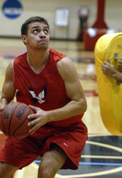 
The Spokesman-Review Eastern Washington basketball player Milan Stanojevic has his eyes set on helping the Eagles this year.
 (Dan Pelle / The Spokesman-Review)