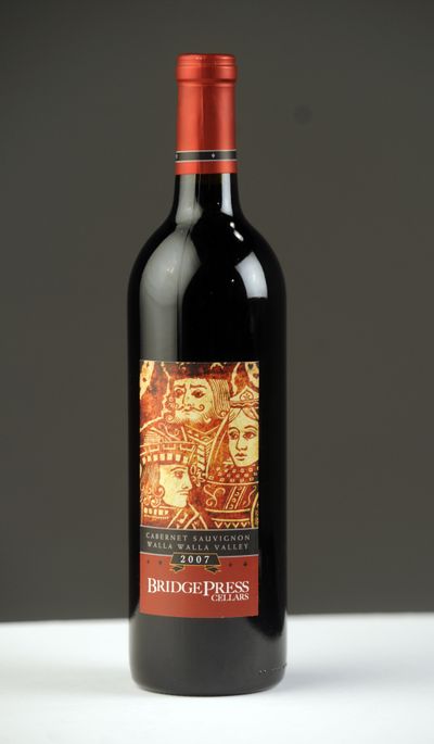 Bridge Press Cellars’ 2007 cabernet sauvignon pairs well with Veal Roulade Stuffed with Duxelles. (Jesse Tinsley)