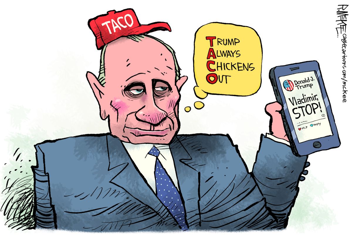 Rick McKee cartoon  (Rick McKee )