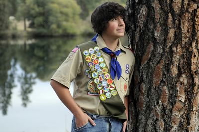 Connor Coates, an Eagle Scout candidate from the Seven Mile area, is hoping that he can get people to come to Shields Park, also called Minnehaha, for a cleanup day Saturday. The event is his Eagle Project. (Jesse Tinsley / The Spokesman-Review)