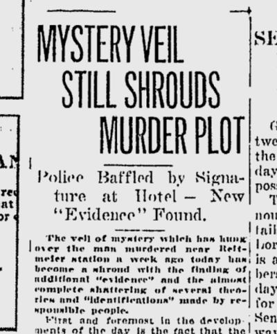 Authorities were baffled by evidence in the killing of a man found dead in a chicken house outside of Cheney in November 1920.  (S-R archives)