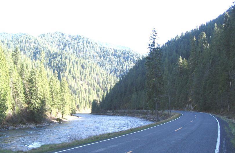 U.S. Highway 12 runs through the scenic Clearwater/Lochsa River canyon (Courtesy photo / Clearwater National Forest)