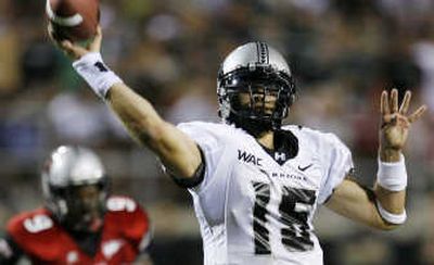 
Colt Brennan found Hawaii to be the perfect place for a quarterback. Associated Press
 (Associated Press / The Spokesman-Review)