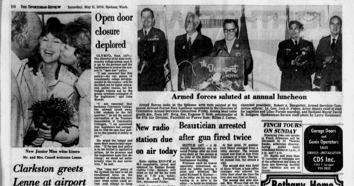 This day in history: Clarkston teen won national Junior Miss Pageant. Condition of bank president shot in assassination attempt improved