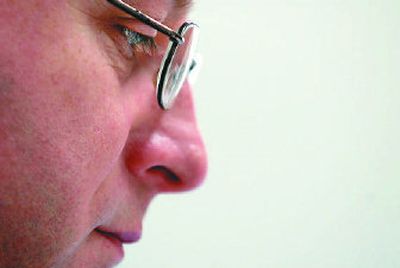 
Rathdrum City Administrator Brett Boyer is pictured in his office in Rathdrum City Hall. 
 (Kathy Plonka / The Spokesman-Review)