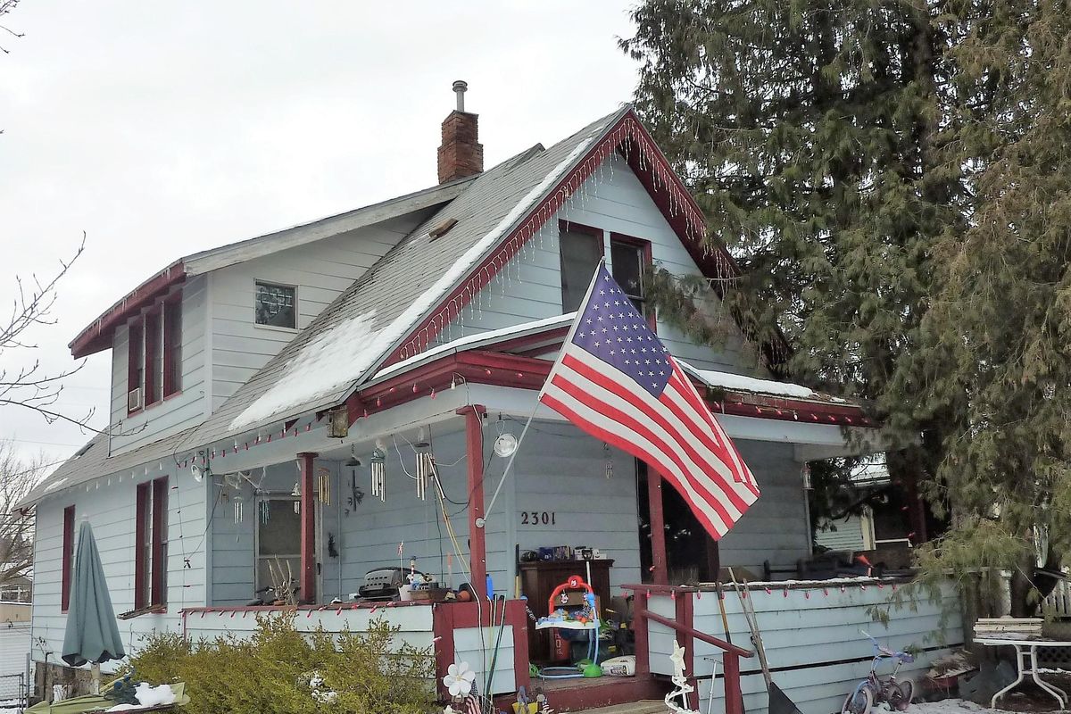 This is the house in Spokane’s West Central Neighborhood where Jack D. Holsclaw was raised. (Stefanie Pettit / The Spokesman-Review)