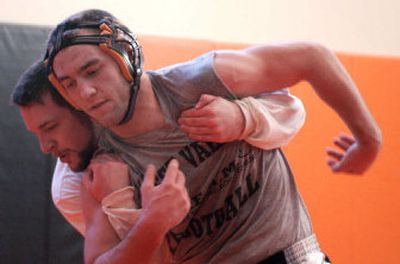 
West Valley senior Tyler Brischle is the Eagles' best hope for a state finish at 145 pounds. He finished third at the district meet. 
 (J. BART RAYNIAK . / The Spokesman-Review)