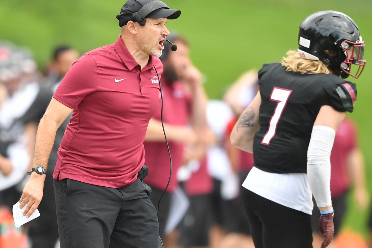 Since taking over 2014, coach Rod Sandberg has a 51-14 record at Whitworth.  (Tyler Tjomsland/The Spokesman-Review)