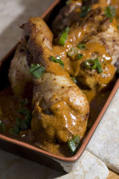Paprika Chicken is a different take on the classic Chicken Paprikash. Try serving with bed of long-grain rice.  (Associated Press / The Spokesman-Review)