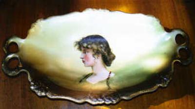 
This decorative dish was made in Bavaria around 1901.
 (The Spokesman-Review)