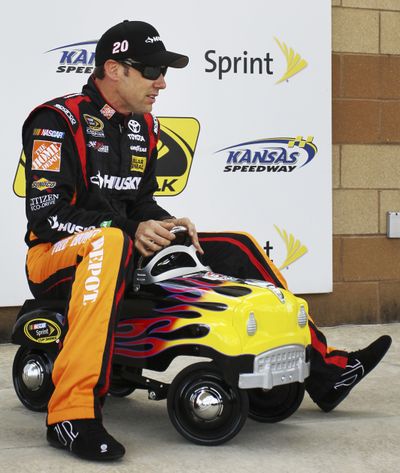 Matt Kenseth’s punishment for his car failing a post-race inspection doesn’t include driving this mini car in the next race. (Associated Press)
